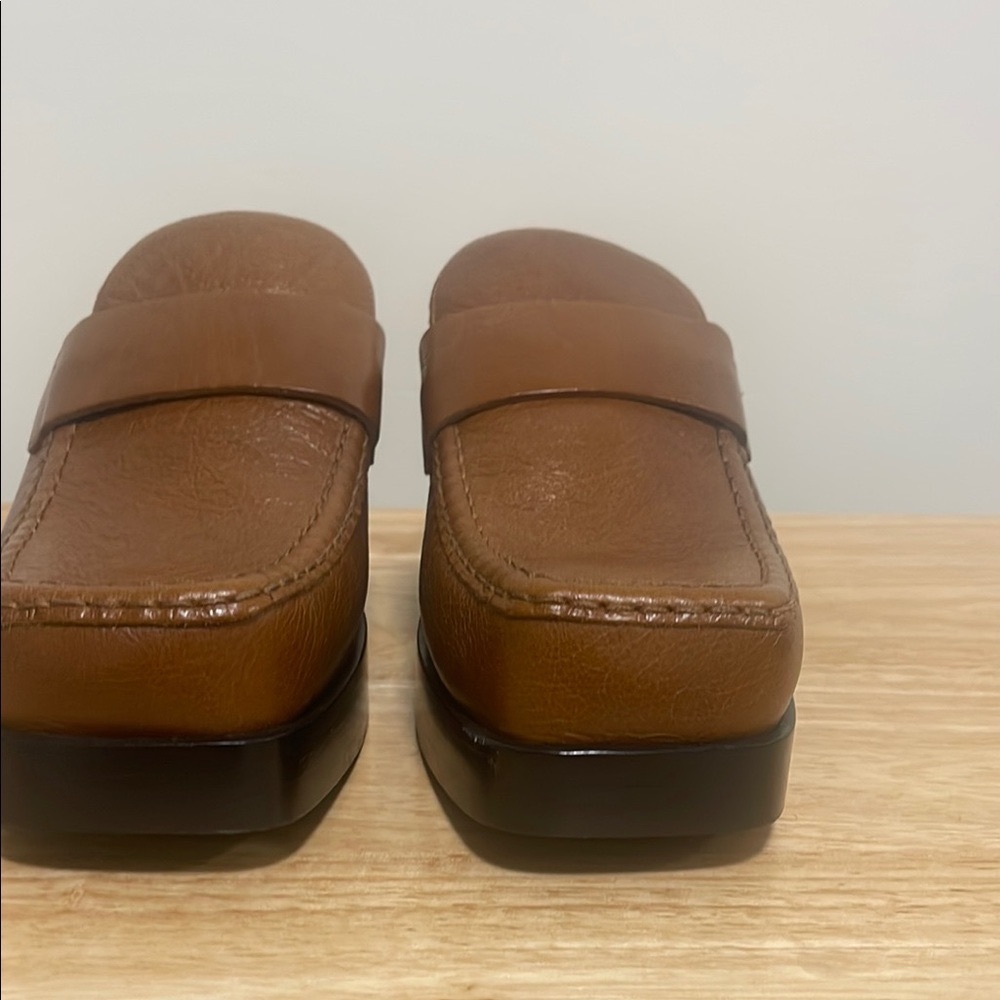 Marni Brown Leather Heeled Mule Size EU 38 - Picture 4 of 9
